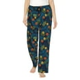 thumbnail image 1 of Fotbe Hawaiian Style Pantalones de Pijama para Mujer, Pantalones de Dormir, Pantalones Pj con Cordón y Bolsillos-3X-Large, 1 of 6