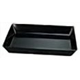thumbnail image 3 of Yanco RM-618BK Rome Rectangular Deep Plate, Black - Pack of 6, 3 of 3