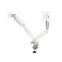 Fellowes® Platinum Series Dual Flat-Panel Monitor Arms, White