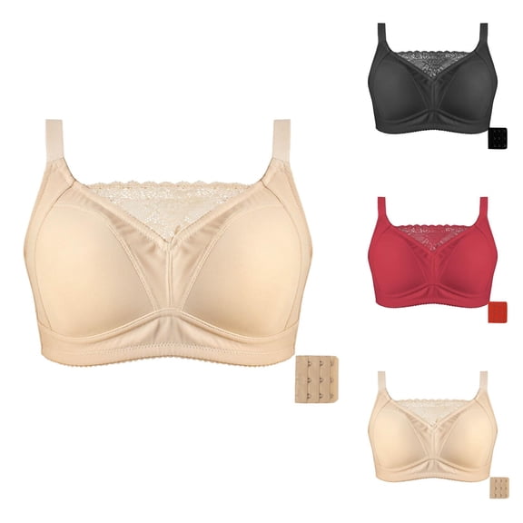 Post Surgery Bras Lightweight Full Coverage Lace Seamless Wireless Bralettes