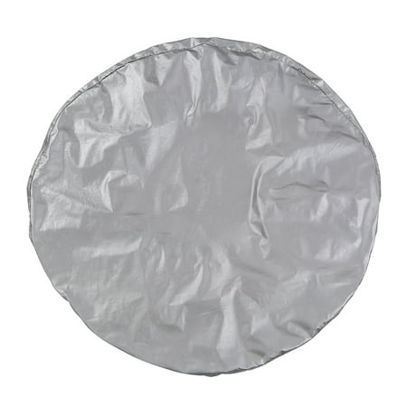 Silver Color Waterproof oxford & cotton wool lining fabric Tire cover Fits for RV Auto Truck Car Camper Trailer 28