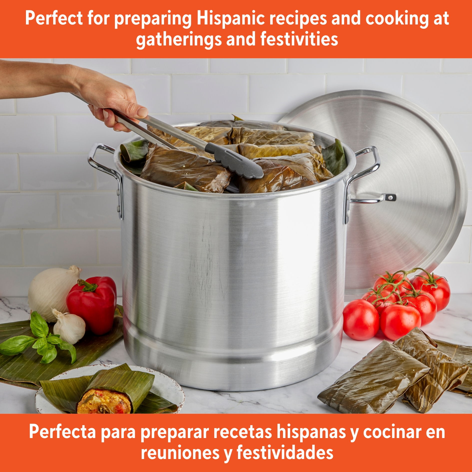 IMUSA 28qt Aluminum Steamer