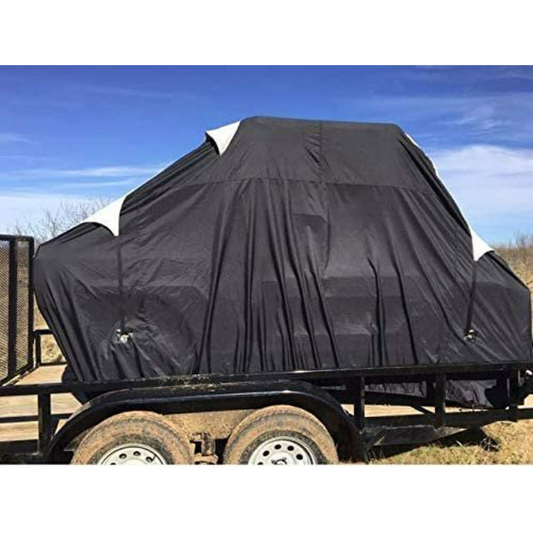  Heavy Duty Waterproof Superior UTV Side by Side Cover Fits Up  to 120 L W/Roll Cage Black ATV Cover Compatible with Rhino Ranger Mule  Gator Prowler Yamaha Prowler Rancher Foreman FourtraX