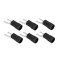 thumbnail image 2 of Terminales de pala de horquilla aislados de 300 piezas, terminales de pala de horquilla aislados Delaman Conector de cable tipo U de PVC de cobre para iluminación de transporte(SV2-4), 2 of 8