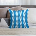 thumbnail image 6 of Blue And White Modern Art Geometric Pillow Covers,Blue And White Modern Art Geometric Throw Pillow Covers 18"×18" ,Living Room Sofa Couch Pillow Covers,Decorative Pillow Covers, 6 of 7