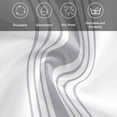 thumbnail image 5 of Grey Vertical Striped Cloth Napkins, White Modern Simple Geometric Washable and Reusable Dinner Napkins Set of 4, Table Napkin for Kitchen Party Birthday Wedding Hotel Housewarming 20"x20", 5 of 8