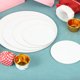 thumbnail image 4 of Uxcell 10 Pcs Cartón Rondas para Pasteles 10" Base para Postres Blanca, 4 of 6