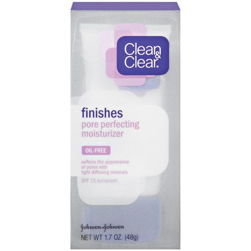 Johnson & Johnson Clean & Clear Finishes Pore Perfect Moisturizer, 1.7