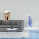 thumbnail image 2 of Elegante Dispensador De Pañuelos De Porcelana Para Dama, Figura De Niña Nórdica Moderna, Caja Rectangular Multiusos, Cubierta Para Escritorio De Oficina, Estante, Gabinete, Decoración, 2 of 8