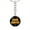 Luxury Keychain (18K Yellow Gold Finish), variant on Chess Fan Chess Master Keychain Stainless Steel or 18k Gold Circle Pendant