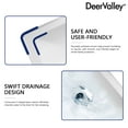 thumbnail image 6 of Apex 26.38 in. W x 19.69 in. D White Vitreous China Rectangular Pedestal Combo Bathroom Sink in White, 6 of 13