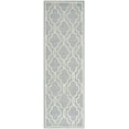 thumbnail image 2 of SAFAVIEH Cambridge Kyle Geometric Wool Runner Rug, Silver/Ivory, 2'6" x 16', 2 of 7