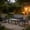 Light Gray Rattan and Blue Cushion, variant on ChromaCore 4 Pcs Patio Furniture Set,Outdoor Acacia Wood Table with 3 Chairs for Garden,Balcony,Backyard