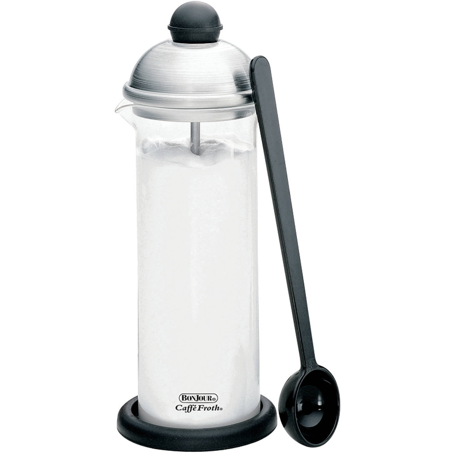 Milk Frothers Bonjour Coffee Gl And Stainless Steel Manual Milk Frother 16 Ounce Caffé Froth
