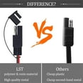 thumbnail image 5 of LST 4FT 12V Ring Terminal SAE to O Ring Connecters Extension Cord Cable Connector for Battery Charger/Maintainer, 5 of 7