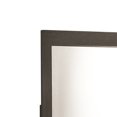 thumbnail image 2 of Benzara BM205622 Rectangular Wooden Framed Mirror with Beveled Edge, Gray & Silver, 2 of 2
