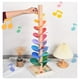 thumbnail image 3 of Wooden Rolling Ball Tree Baby Rolling Bead Track Rainbow Building Blocks Music Tree Montessori Children's Early Education Puzzle Toys Color Recognition, 3 of 4