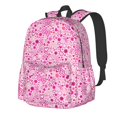 thumbnail image 1 of Easygdp Breast Cancer Awareness2 for Large Capacity Backpack for Teen,Durable Backpack for Teens Spacious with Multiple Compartments for School and Travel, 1 of 8