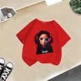 thumbnail image 3 of T-shirt à Manches Longues 2t pour Filles, Mignon Graphique Col Rond Manches Courtes Tee-Shirt d'Été Décontracté, 3 of 3