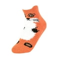 thumbnail image 5 of Women's 6 Pairs of Cute Picot Animal Printed Anklet Cozy Plush Soft Slipper Socks, 5 of 8