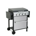 thumbnail image 5 of JESTOP 4-Burner Propane Gas Grill with 2 Foldable Side Tables, 49,200 BTU Outdoor BBQ Grill with Porcelain-Enameled Flame Tamers, Built-in Thermometer, Easy Assembly for Patio, Backyard BBQ, 5 of 7