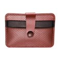 thumbnail image 4 of Cartera corta para hombre Monedero de cuero genuino delgado delgado para tarjeta monedero bolsillo cambio monedero marrón marrón Magideal Cartera corta para hombre, 4 of 7