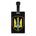 thumbnail image 1 of Custom Special Forces Of Ukraine Luggage Tag With Name Card Alpha Group Privacy Cover ID Label for Travel Bag Suitcase, 1 of 1