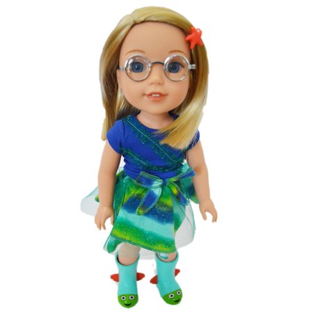 Oval Glass Doll - My Brittany's Silver Glasses For American Girl Dolls Wellie Wishers.