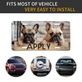 thumbnail image 5 of Zufioo Cute Bulldogs Apply Print Car Aluminum Front License Plate, 12x6 Inch Decorative Personalized Car License Plate Car Accessories, 5 of 8