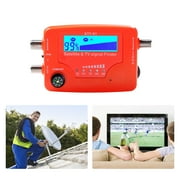 Arealer 2 in 1 Satellite and TV Signal Finder LCD Digital Satellite Finder Portable TV Signal Strength Meter Signal Finding Meter with Compass Buzzer