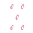 thumbnail image 2 of Moyic Rollo rizador de doble cara de cinta de plástico Piezas de artesanía multiusos rosa rosa 5piezas, 2 of 6