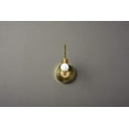 thumbnail image 3 of 1 Light Mid Century Modern Wall Lamp Mounted Sconce 1-Light Minimalist Raw Brass Fixture for Bedroom Vanity Light - Wall Light, 3 of 3