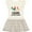 Natural with Stripes, variant on Inktastic Future Chicken Farmer Childs Girls Toddler Dress
