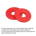 thumbnail image 4 of Bloqueo de correa de guitarra Unique Bargains Rojo Paquete de 12, 4 of 5