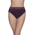 thumbnail image 1 of Vanity Fair Womens Flattering Lace Hi-Cut Brief, 8, Sangria Stripe, 1 of 1