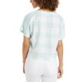 thumbnail image 2 of Style & Co. Womens Tie-Front Top, Mint, Medium, 2 of 4