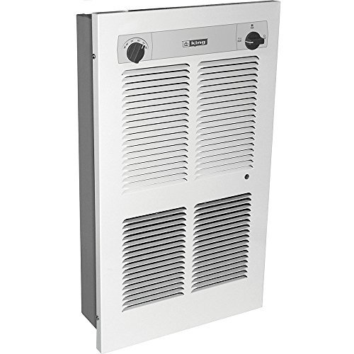 Energy Plus Adjustable White Fan Forced Air Wall Heater W/