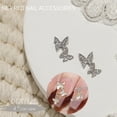 thumbnail image 4 of UDIYO Nail Art Ornament Vibrant Color Shiny Visual Effect Creative Shape Non-Fading Wide Application Decorative Metal Butterfly Nail Charms Manicure Art Ornament for Nail Salon, 4 of 7