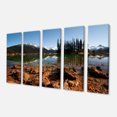 thumbnail image 2 of Beau Lac Clair avec Arbres de Pin - Impression sur Toile Paysage Extra Large, 2 of 3