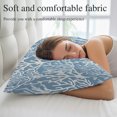 thumbnail image 2 of Blue Coral Coastal Pillow Covers 20x36 Inch King Size, Ocean Nautical Seaside Beach Decorative Pillowcase with Zipper, Microfiber Pillow Protector, Breathable Pillowcases for Sofa Bed Living Room, 2 of 3