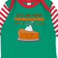 thumbnail image 4 of Inktastic It's My 1st Thanksgiving with Cute Smiling Pumpkin Pie Boys or Girls Long Sleeve Baby Bodysuit, 4 of 5