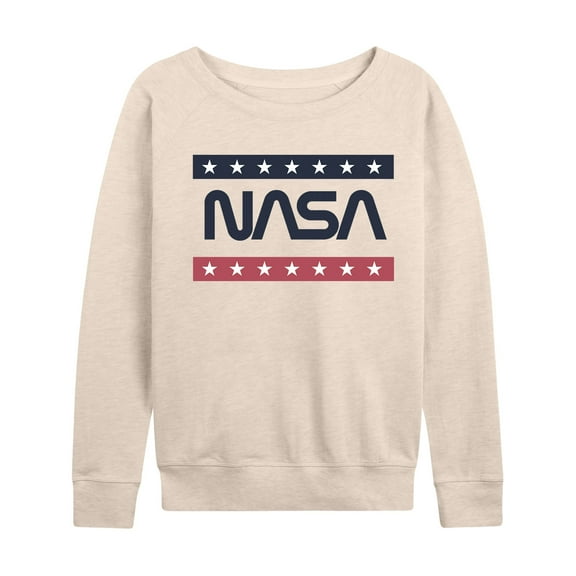 NASA - Americana - Women's Lightweight French Terry Long Sleeve Shirt