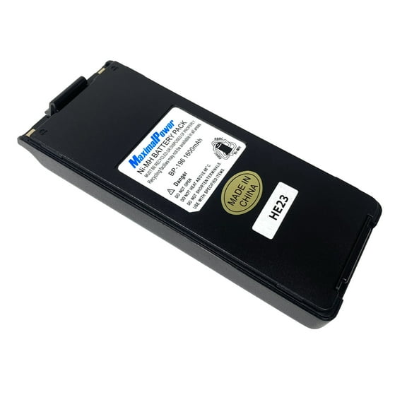 MaximalPower RB ICOM BP196 1600mAh Ni-MH Two-Way Radio Battery for ICOM BP-196, IC-F3, IC-F4,IC-F4TR,IC-T2A,A4,T2H