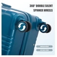 thumbnail image 5 of SONGMY 3 pcs/set in ABS Spinner Wheel Luggage Set, Carry on Suitcase, 5 of 7