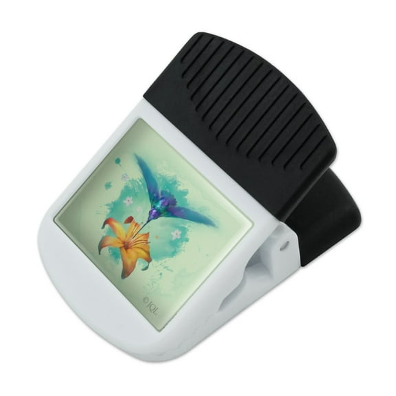 Hummingbird and Tiger Lily Flower Refrigerator Fridge Magnet Magnetic Hanging Hook Note Snack Clip