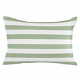 thumbnail image 2 of Sage Green Striped Body Pillow Cover, Pillowcase Protectors with Zipper, Breathable Decorative Throw Pillow Case Cover, Farmhouse Sage Green Stripes Pillow Shams for Couch Sofa 24x36Inch, 2 of 8