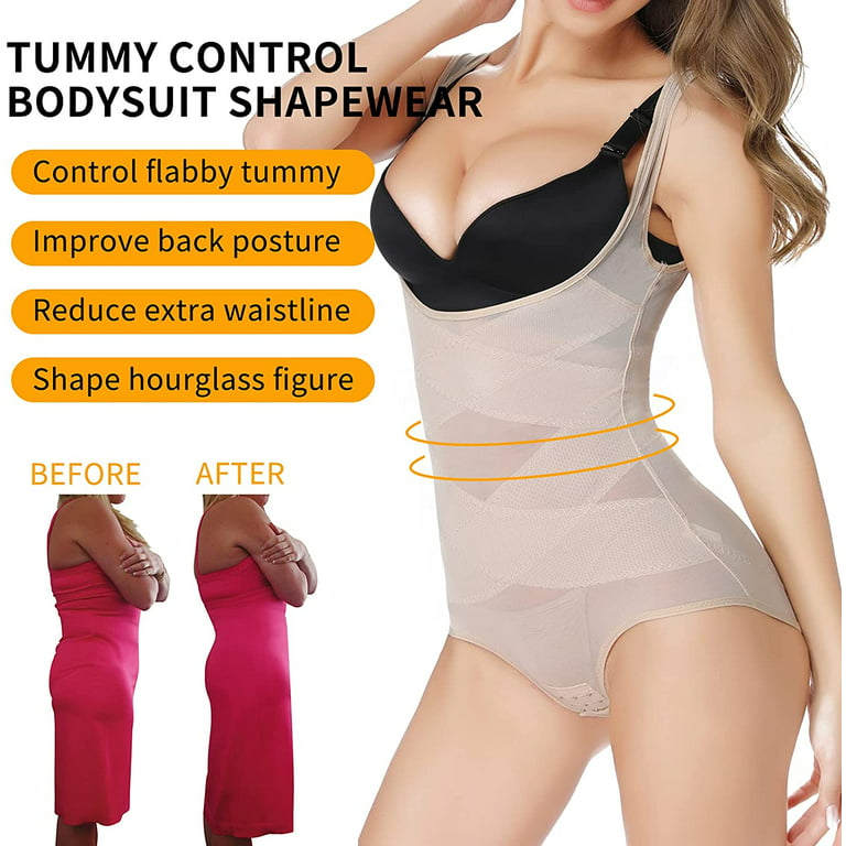 Slimming Women Shapewear Bodysuit Underwear for Weight Loss Fat Burner  Tummy Control Body Shaper Butt Lifter Panty, Beige, XS-S : :  Everything Else
