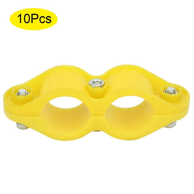 Sujetador de tubería de agua, 10 piezas Clip de fijación de tubería de agua redonda Accesorios agrícolas Valor excepcional