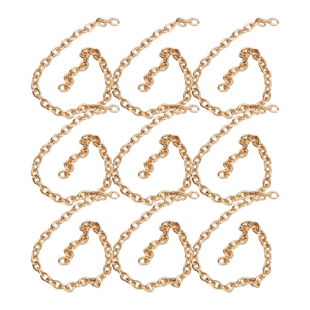 Cadena Artesanal ANGGREK Cadenas de Bordillo de Cobre Estilo Elegante para Bolso de Mano