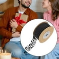 thumbnail image 1 of Elodie Music Note Ribbon Craft Ribbon Solid Color Polyester 10 Yards for Wedding Winter Black, 1 of 8